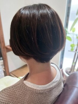 ダン美容室(dAN)の写真/雰囲気を変えてマンネリ解消◎魅力たっぷりのショートStyleへ♪【カット+スチームトリートメント¥4400】