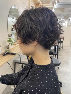 ロア 四条河原町店(LoRE) LoRE☆ショートヘアとパーマの組み合わせ