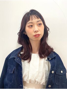 ヘアーアンドメイクアップモパ バーガンディ