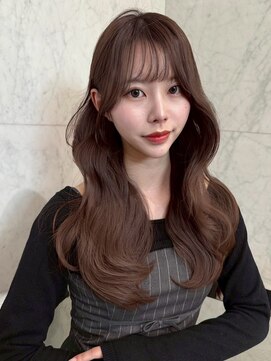 ユーフォリア 渋谷グランデ(Euphoria SHIBUYA GRANDE) ショコラブラウン　透明感カラー　レイヤーカット　韓国ヘア