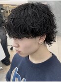シャドウパーマ波巻きスパイラルパーマウルフパーマ名古屋駅栄駅