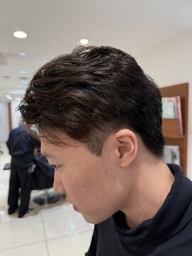 アッシュ 荻窪店(Ash) メンズ#フェザーパーマ#ニュアンスパーマ#ニュアンスフェザー