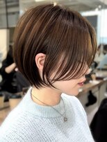 ビュー トウキョウ(VIEW TOKYO)&nbsp;渋谷　20代30代40代大人可愛いひし形ショートボブ