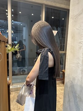 シアー 銀座店(SHEER.) 髪質改善カラー×ダークグレージュ【銀座,銀座一丁目美容室】