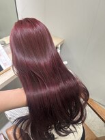 ミリー 梅田店(milly) ブリーチなしWカラー＊ボルドーカラー