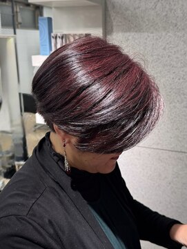 トエ(toe) 白髪を活かしたレッドブラウン