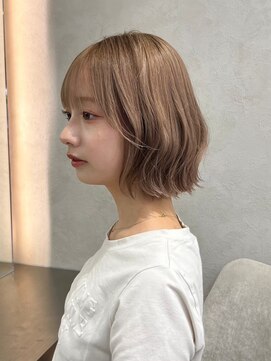 ロンド マーレ 天神大名店(Lond mare) 大人ガーリー/小顔/ミディアムレイヤーカット/似合わせカット