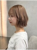 大人ガーリー/小顔/ミディアムレイヤーカット/似合わせカット
