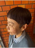 マッシュショート×ツーブロック