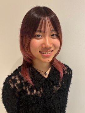 Folklore【フォークロア】翠町支店 《髪質改善サロン》 ブラウン×ピンクカラー