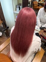 アン(Hair make un) ローズピンク