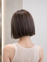 ルージュバイグルーブ(rouge.by.groove)&nbsp;【透け感グレージュボブ】後ろ姿まで可愛い韓国風ミニボブ
