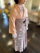 美容室 アミューズ(amuse)&nbsp;専門、大学卒業式　レース×リボン