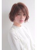 ナチュラルウェーブボブ