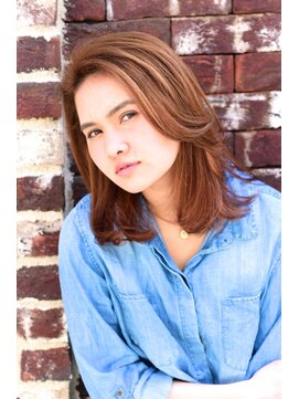 スタジオ 渋谷 原宿(Stujio) 大人可愛い☆ながめバングなセミロング☆