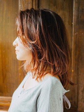 プロデュース 相模原店(Produce) うるツヤ愛されブラウン♪グラデーションカラー☆くびれセミディ