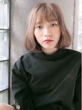 リリアン 表参道(relian) 重めボブ　ミルクティーベージュ