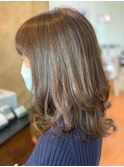 大人かわいい☆外国人風イルミナカラー♪透明感ベージュ