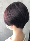 小顔クールショート・つやつやバイオレットアッシュ♪