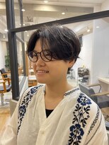 エッジ ヘア メイク(edge hair +make)&nbsp;ゆるウエーブハンサムショート