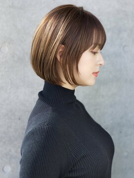 エインアンリー 表参道(AIN.ANLY.) 前髪あり大人ショートボブ20代30代40代【AIN.表参道】川原大地