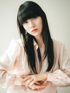 ベンジー 学芸大学店(benji) ワイドバング×黒髪ストレート×髪質改善×縮毛矯正×学芸大学