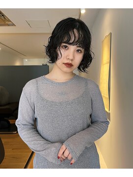 日日 ～ミディアムボブパーマ～
