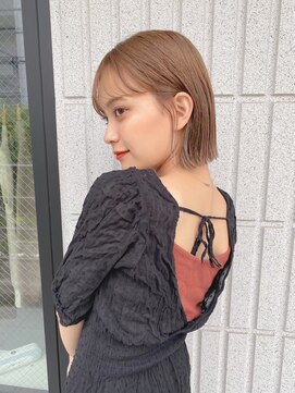 ロット 横浜(lot) ぱつっとボブ×メルティカラー×似合わせカット[横浜駅]