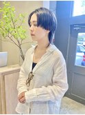20代30代ソフトウルフ肩ラインダブルカラーグレージュ