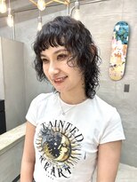 テトヘアー(teto hair)&nbsp;ウルフパーマ　くるくる　マレットヘア