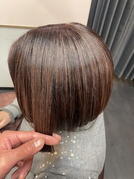 アリ 葛西店(ALi) 艶髪×白髪ぼかしハイライト葛西髪質改善｜葛西縮毛矯正｜