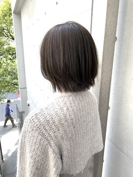 ディジョン(Dijon) 韓国顔まわりレイヤーカットグレージュオリーブベージュブラウン