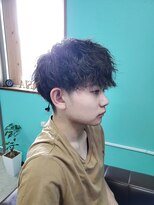 メンズアジア 西谷山店(men's ASIA)&nbsp;ツイストスパイラルパーマ×シークレットハイライト