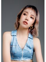 OHI 赤羽店 【バレイヤージュ ×インナーカラー× シースルーバング】