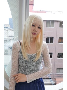 ガガ 心斎橋(GAGA) 韓国/ハイトーンカラー/ワンホンヘア/レイヤーカット/髪質改善