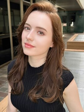 クーエフー(coo et fuu) ゆるふわロングのかきあげスタイル