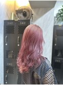 ピンクベージュ～ピンクラベンダーのグラデーション