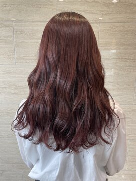 フェイス 大船(FACE) ブリーチなしで作るボルドーカラー/Kurumi