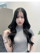 ジエクト カナウ(The Ect canow)&nbsp;レイヤーカット　くびれヘア　くびれロング　顔周りカット