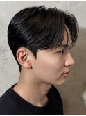 韓国シースルーマッシュカルマパーマダウンパーマフェザーパーマ
