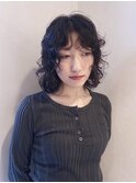 【macana指名】ニュアンスレイヤーパーマウルフ 登戸
