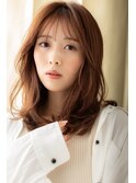 □ウェーブミディアムウルフレイヤーカット401-2浦和30代40代