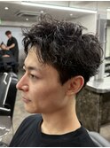 メンズスパイキーショートメンズパーマ
