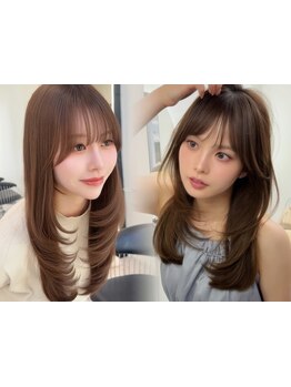 【原宿駅】女性は顔周りのカットが一番大事！韓国風～小顔魅せなど、こだわりを持ってデザインを作り出す♪