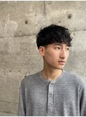 メンズパーマフェードバーバーツイスト理容室カット
