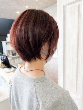 福山Caary20代30代40代50代60代ショートヘア小顔補正立体カット