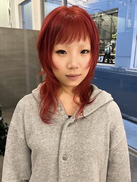 カシェ ホリエ(CACHE HORIE) レッドカラー / ワインレッドカラー / レイヤー / 小田