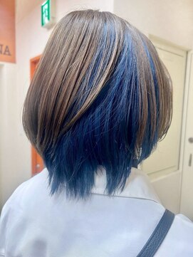 エターナルバイマティーナ(Eternal by MATINA) 【グレージュ×ネイビー/デザインカラー】池袋美容室