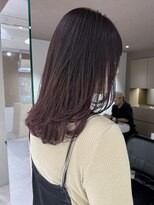 メゾンマイル 恵比寿(maison mile)&nbsp;髪質改善/ピンクブラウン/艶髪/透明感/グレージュ/前髪/恵比寿駅