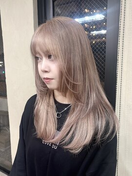 コモレビ(komorebi) 【八田瞳】ホワイトベージュ×忍ばせローライト